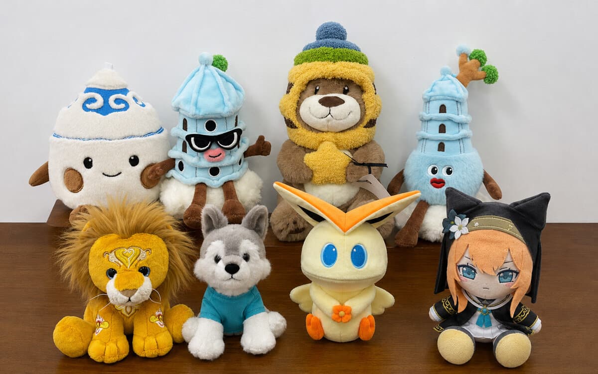 Custom plush portfolio collection — brand mascots, IP licensed plush, charity giveaways and bulk OEM plush shipped worldwide from our Shenzhen factory