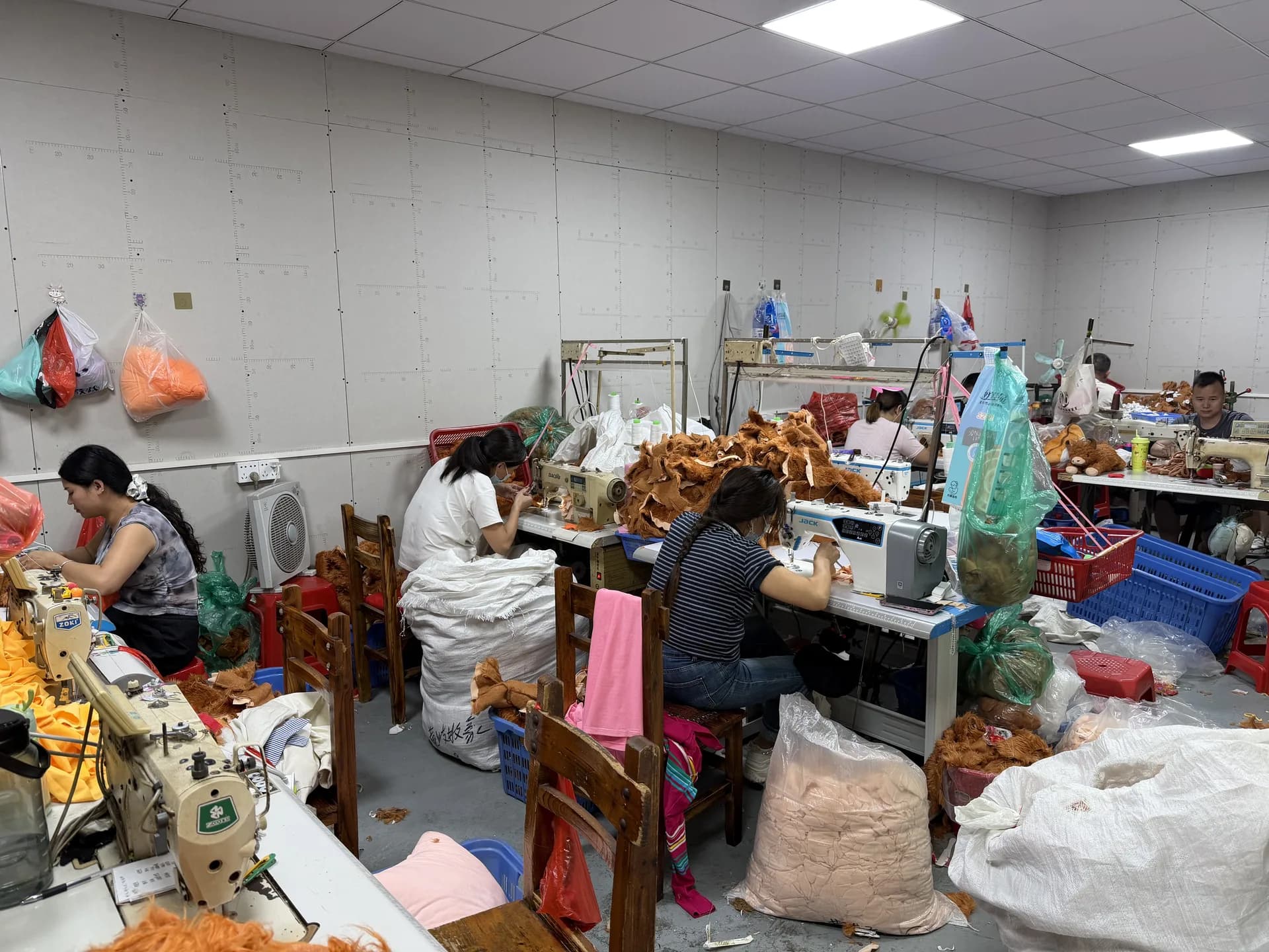 Inside our Shenzhen custom plush workshop — where every stuffed toy is cut, sewn and finished